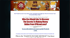 Desktop Screenshot of cpaleadmonster.com